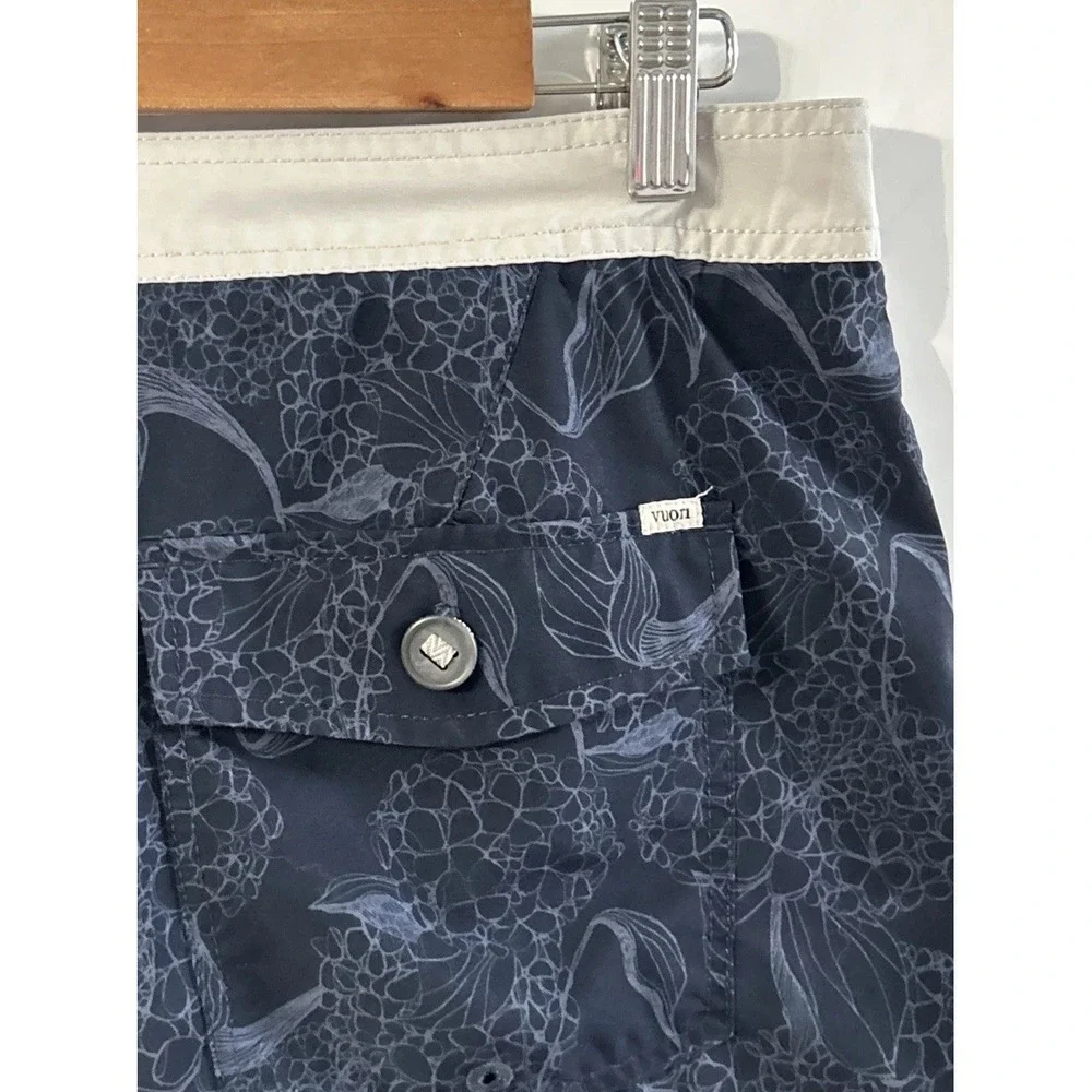 Mens Vuori Cruise Board Swim Shorts Sz 36 V314 Clean